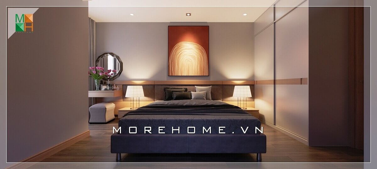 Ấn tượng với cách thiết kế và sắp xếp nội thất phòng ngủ đẹp trẻ trung và ấn tượng cho chung cư, nhà phố. Thiết kế chung cư