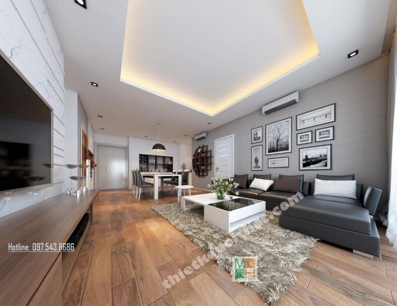 mắt
Mẫu thiết kế nội thất của chung cư hiện đại Golden Palace được đánh giá là rất đẹp mắt.