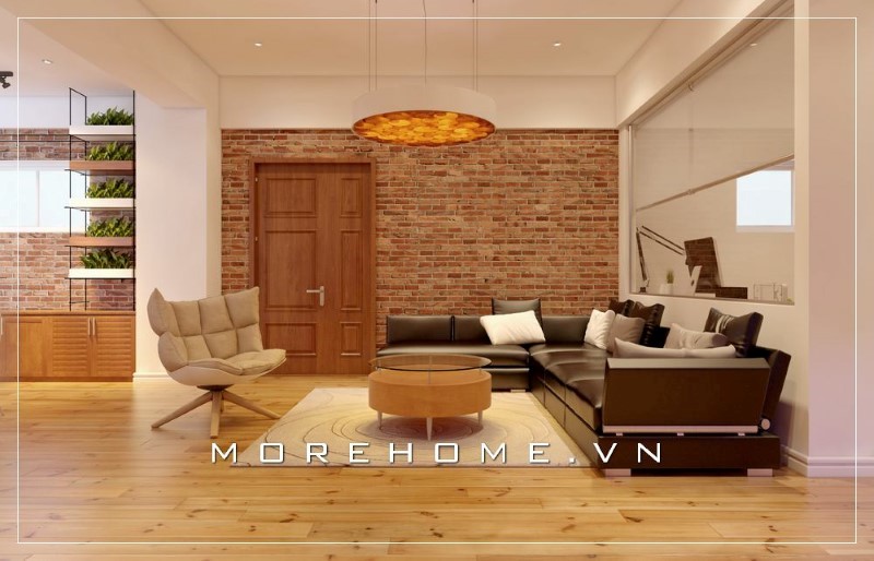 Mẫu sofa góc đơn giản