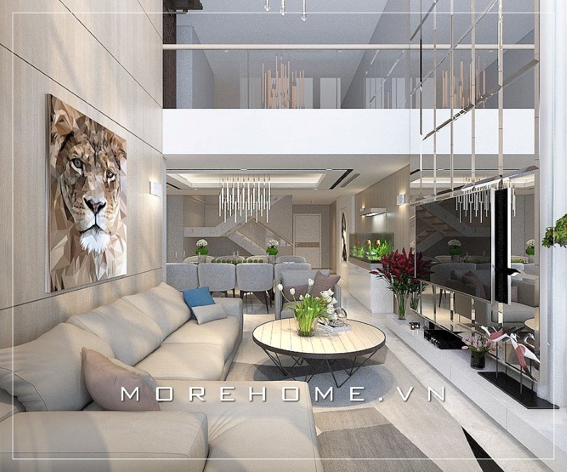 Mẫu sofa góc đơn giản